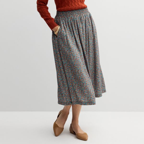 Женская юбка миди с эластичной талией Croft & Barrow, цвет olive garden
Женская юбка миди с эластичной талией Croft & Barrow, цвет olive garden