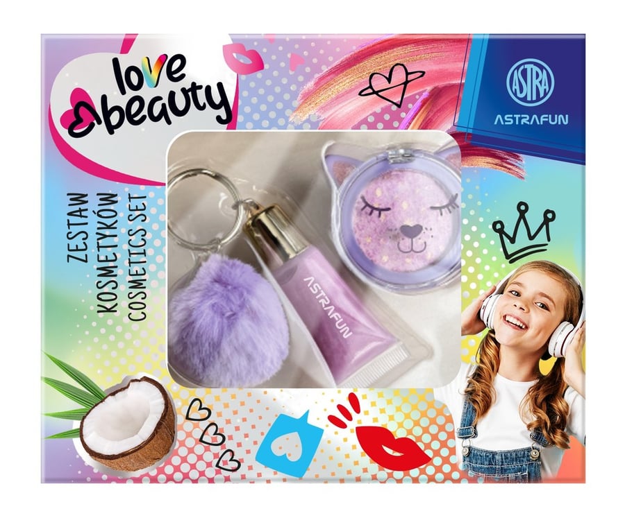 Набор косметики и гаджетов Astrafun, 4 предмета
Набор косметики и гаджетов Astrafun, 4 предмета