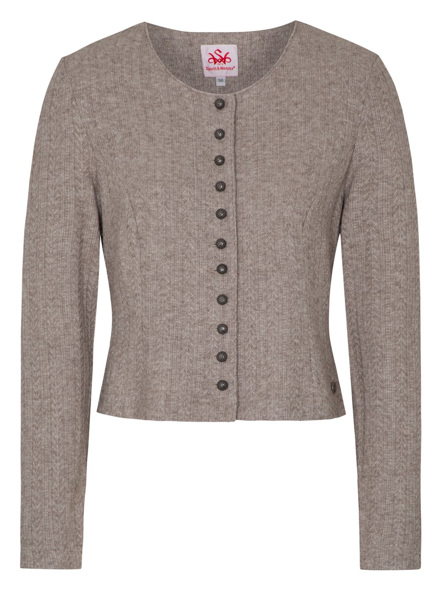 Вязаный жакет SPIETH & WENSKY Dietzing, бежевый
Вязаный жакет SPIETH & WENSKY Dietzing, бежевый