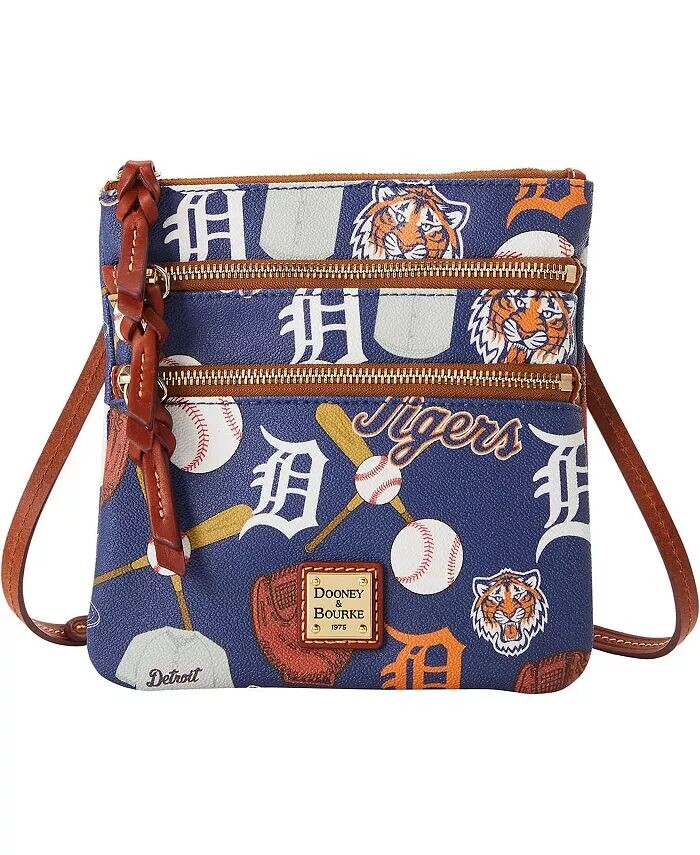 Кошелек через плечо Detroit Tigers Game Day с тройной молнией Dooney & Bourke, белый
Кошелек через плечо Detroit Tigers Game Day с тройной молнией Dooney & Bourke, белый