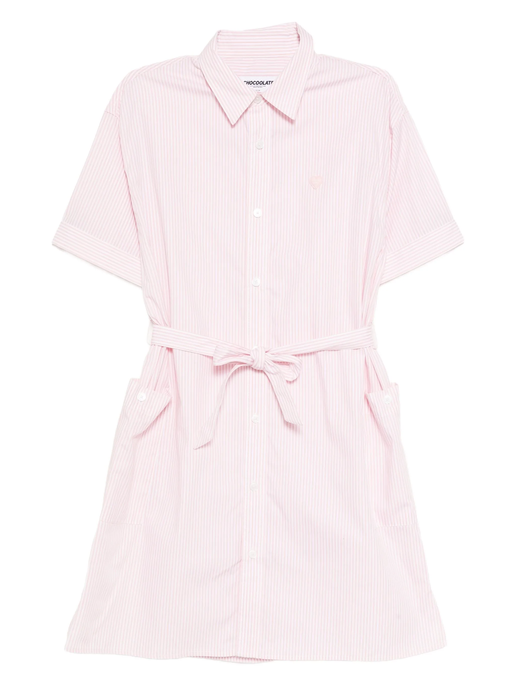 Платье-рубашка в полоску Chocoolate, розовый
Платье-рубашка в полоску Chocoolate, розовый