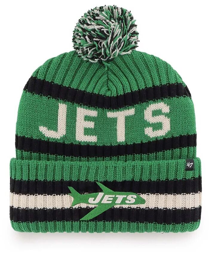 Мужская вязаная шапка Kelly Green New York Jets Legacy Bering с манжетами и помпоном '47 Brand, зеленый
Мужская вязаная шапка Kelly Green New York Jets Legacy Bering с манжетами и помпоном '47 Brand, зеленый