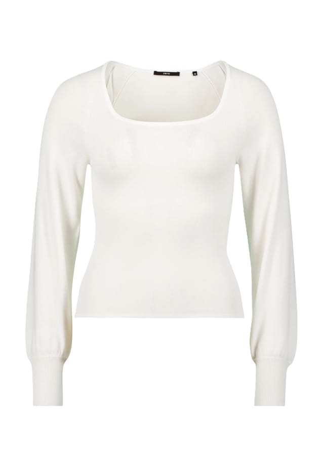 Свитер с квадратным вырезом Zero, белый
Свитер с квадратным вырезом Zero, белый