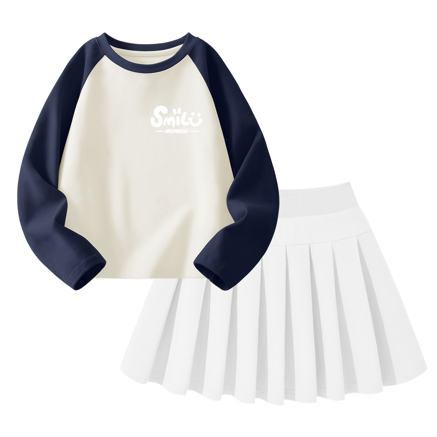 Детская повседневная спортивная футболка с круглым вырезом и коротким рукавом Disney, di b letter smile k темно-синий+solid color белый
Детская повседневная спортивная футболка с круглым вырезом и коротким рукавом Disney, di b letter smile k темно-синий+solid color белый