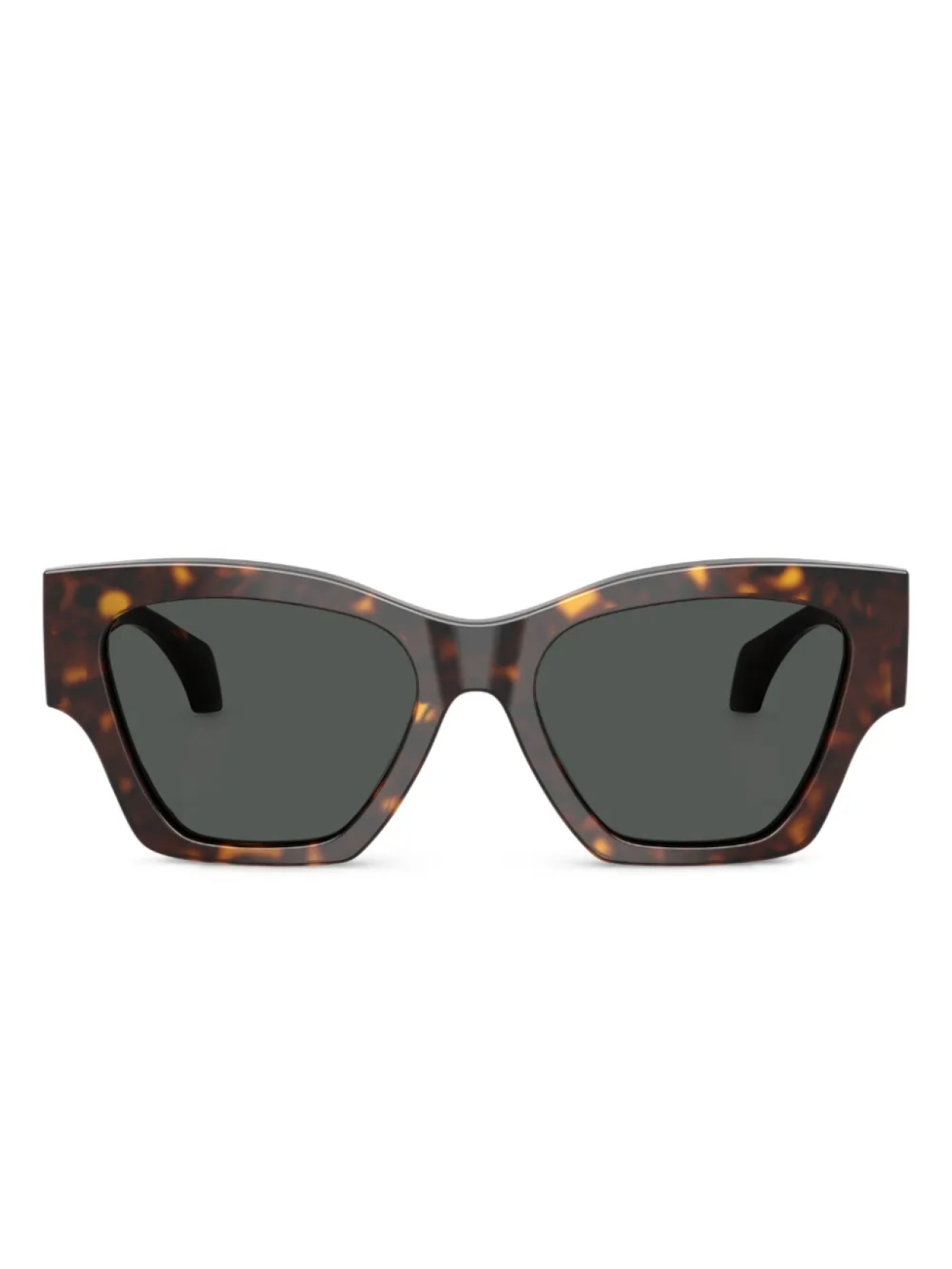 Versace Eyewear солнцезащитные очки трапециевидной формы, коричневый 
Versace Eyewear солнцезащитные очки трапециевидной формы, коричневый