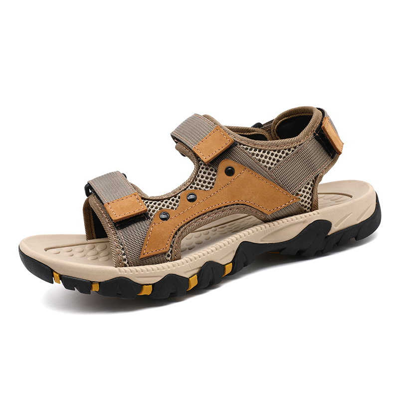 King Jinmai Мужские пляжные сандалии цвета хаки, цвет Khaki
King Jinmai Мужские пляжные сандалии цвета хаки, цвет Khaki