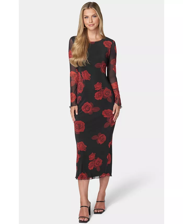 Женская макси-кофта Powermesh с длинными рукавами и принтом Bebe, черный
Женская макси-кофта Powermesh с длинными рукавами и принтом Bebe, черный