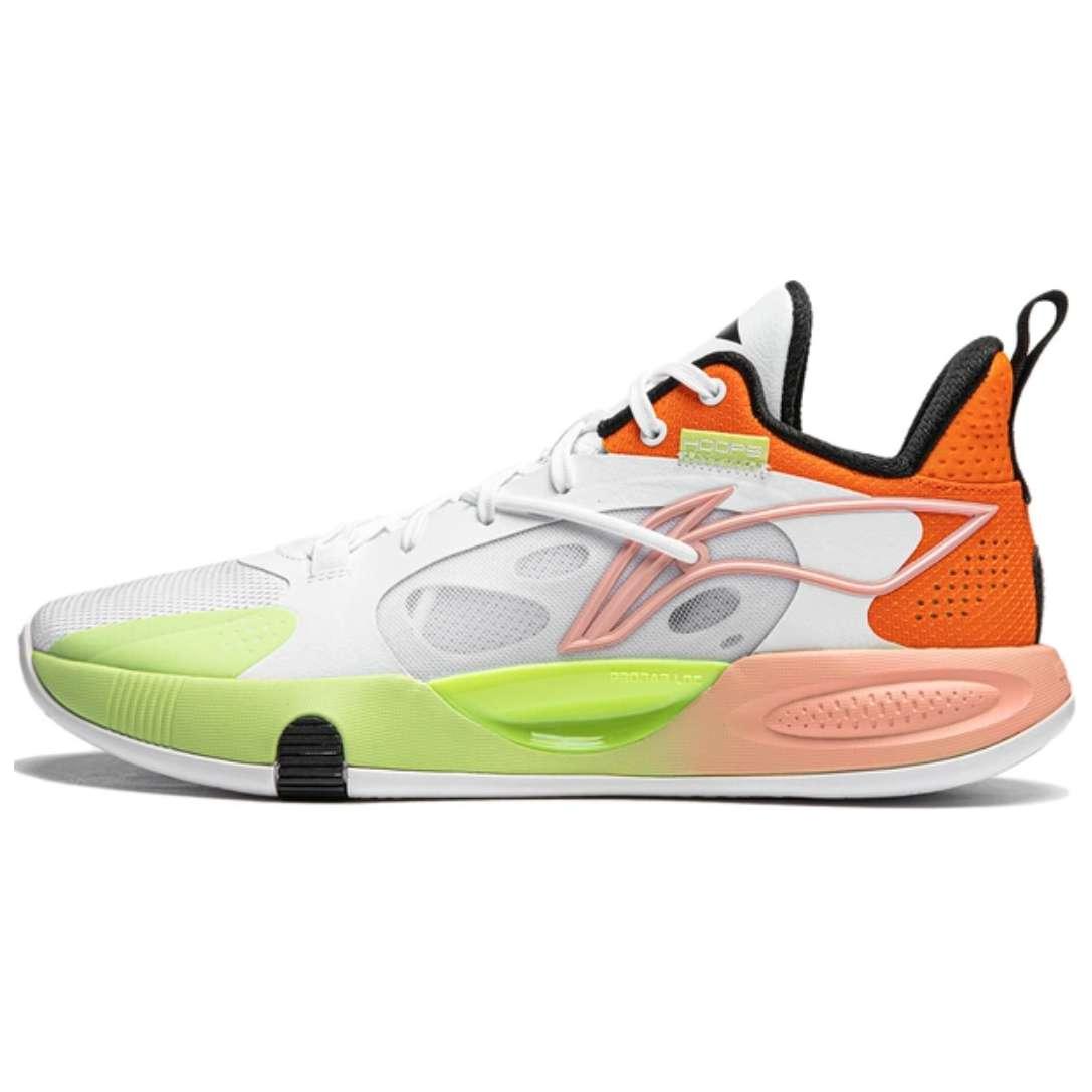 Лининг амортизирующие противоскользящие и износостойкие низкие баскетбольные кроссовки мужские белый оранжевый зеленый
Лининг амортизирующие противоскользящие и износостойкие низкие баскетбольные кроссовки мужские белый оранжевый зеленый