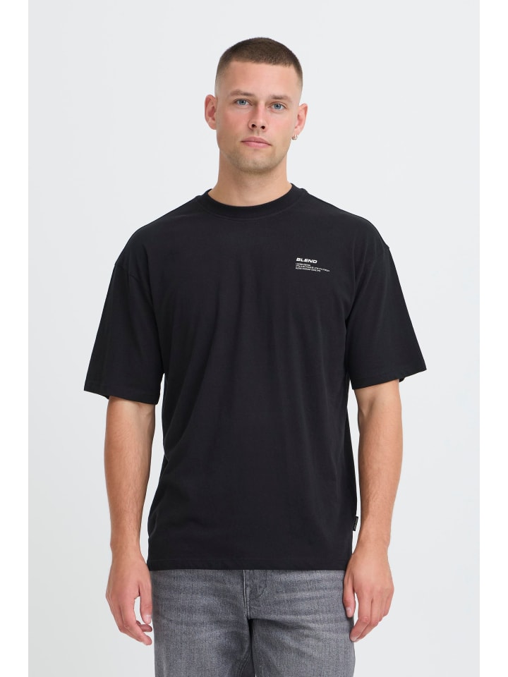 BLEND Футболка с круглым вырезом BHM Floa черного цвета
BLEND Футболка с круглым вырезом BHM Floa черного цвета