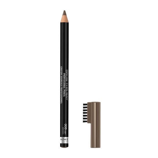 Карандаш для бровей с расческой — 005 Ash Brown, 1,4 гр. Rimmel, Brow This Way Professional
Карандаш для бровей с расческой — 005 Ash Brown, 1,4 гр. Rimmel, Brow This Way Professional