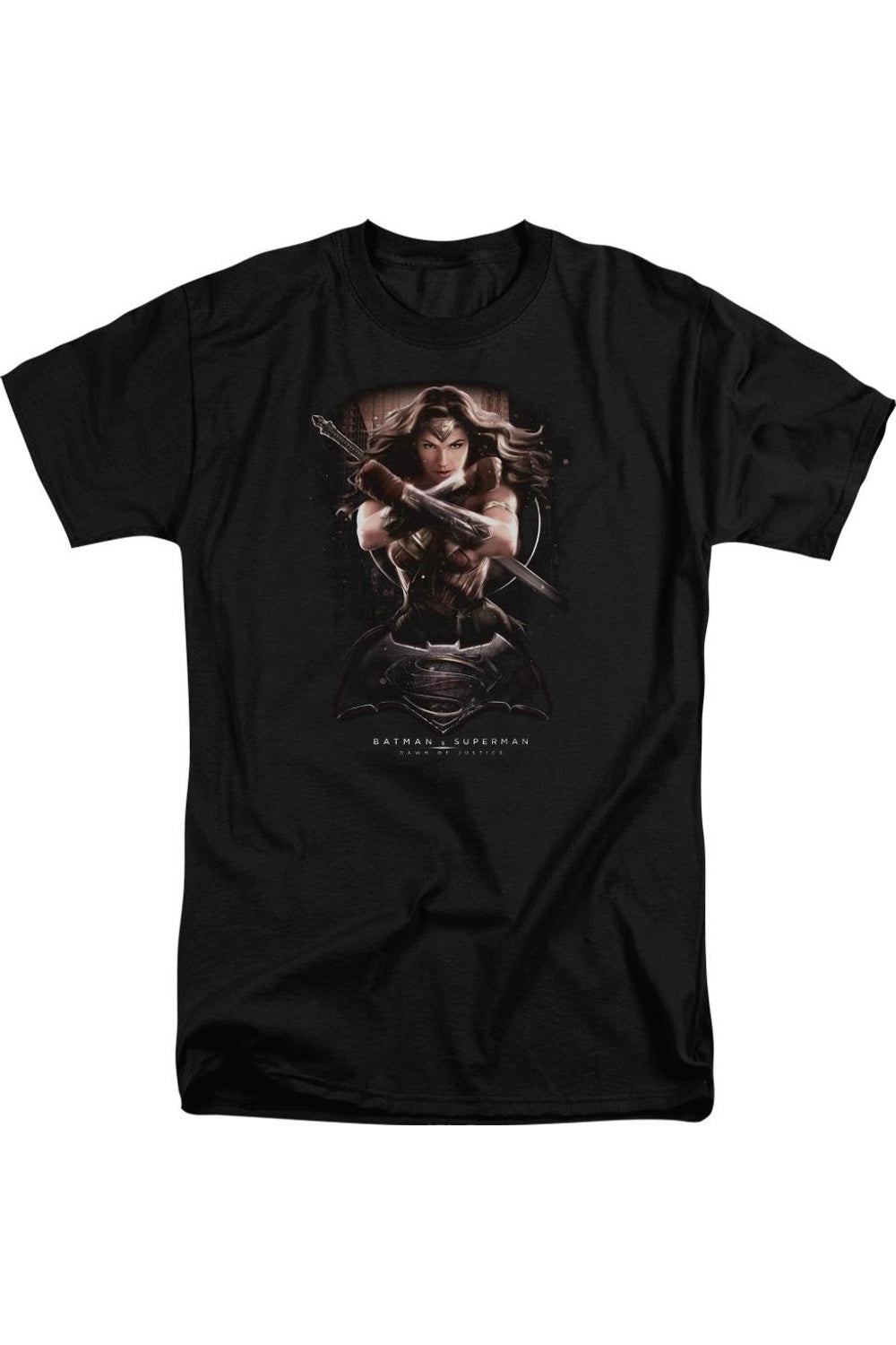 Футболка с коротким рукавом для взрослых Batman V Superman Wonder Woman Ground Zero Gildan, черный
Футболка с коротким рукавом для взрослых Batman V Superman Wonder Woman Ground Zero Gildan, черный