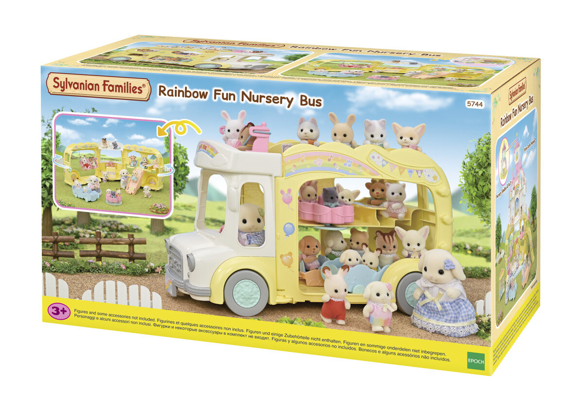 Sylvanian Families, Красочный автобус нянь-кроликов, 5744
Sylvanian Families, Красочный автобус нянь-кроликов, 5744