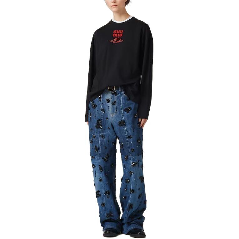 Толстовка мужская черная Miu Miu, черный
Толстовка мужская черная Miu Miu, черный