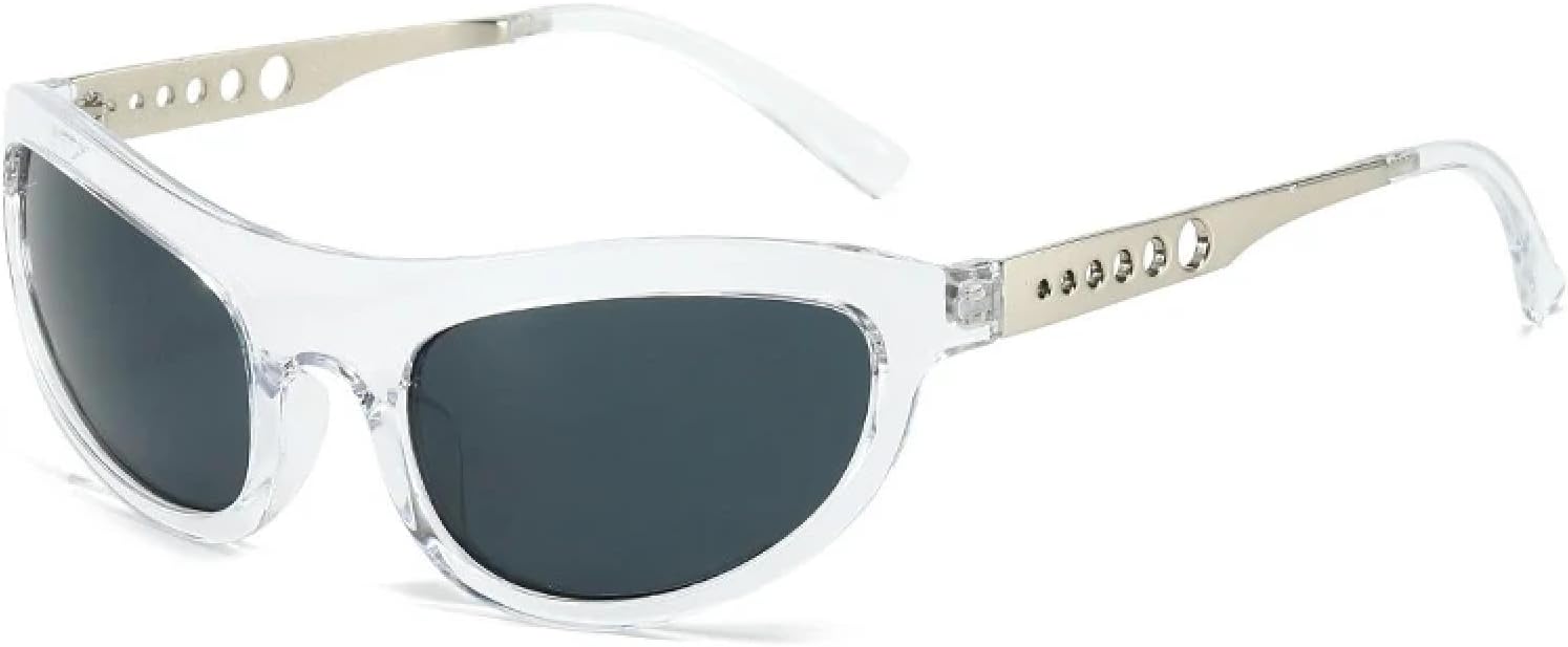 Женские солнцезащитные очки в винтажном стиле с уникальными металлическими полыми круглыми дужками, защита от УФ-излучения UV400. Мужские модные очки HHZZYVY, Transparent Gray
Женские солнцезащитные очки в винтажном стиле с уникальными металлическими полыми круглыми дужками, защита от УФ-излучения UV400. Мужские модные очки HHZZYVY, Transparent Gray