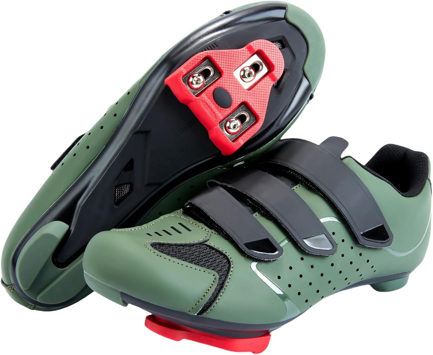 Мужские велосипедные туфли для Peloton, размер 7-15 - совместимы с 2-болтовыми зажимами SPD, тренировочные велотуфли с 3-болтовой системой Look Delta - для езды на велотренажере и на улице Zoksove, зеленый
Мужские велосипедные туфли для Peloton, размер 7-15 - совместимы с 2-болтовыми зажимами SPD, тренировочные велотуфли с 3-болтовой системой Look Delta - для езды на велотренажере и на улице Zoksove, зеленый