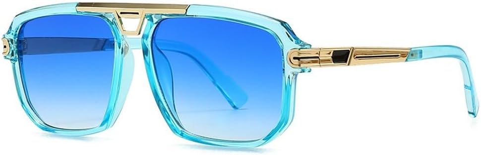 Популярные модные квадратные мужские солнцезащитные очки в стиле ретро с прозрачными градиентными линзами и защитой от УФ-излучения UV400, женские солнцезащитные очки в стиле панк SKFGNX, Blue Blue Gradient
Популярные модные квадратные мужские солнцезащитные очки в стиле ретро с прозрачными градиентными линзами и защитой от УФ-излучения UV400, женские солнцезащитные очки в стиле панк SKFGNX, Blue Blue Gradient