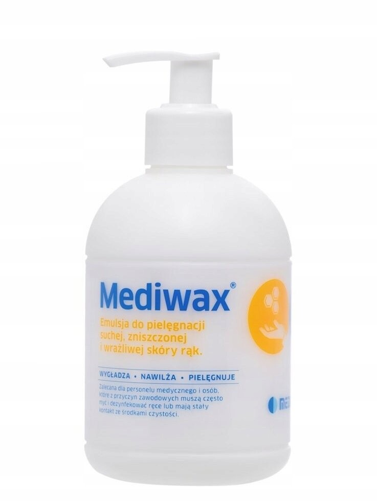 MEDIWAX ЭМУЛЬСИЯ КРЕМ ДЛЯ РУК С ВОСКОМ 330мл
MEDIWAX ЭМУЛЬСИЯ КРЕМ ДЛЯ РУК С ВОСКОМ 330мл