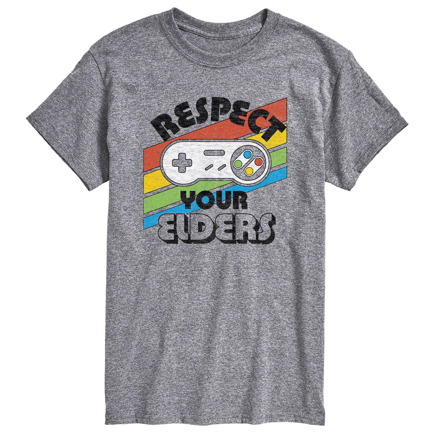 Футболка с рисунком Big & Tall Respect Your Старшие Licensed Character, серый
Футболка с рисунком Big & Tall Respect Your Старшие Licensed Character, серый