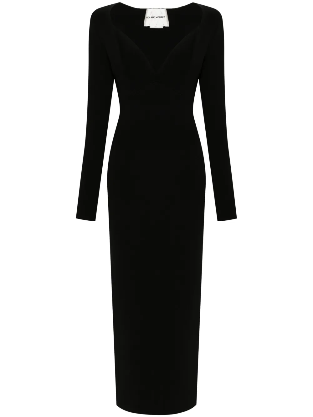 Вязаное платье со складками Roland Mouret, черный
Вязаное платье со складками Roland Mouret, черный