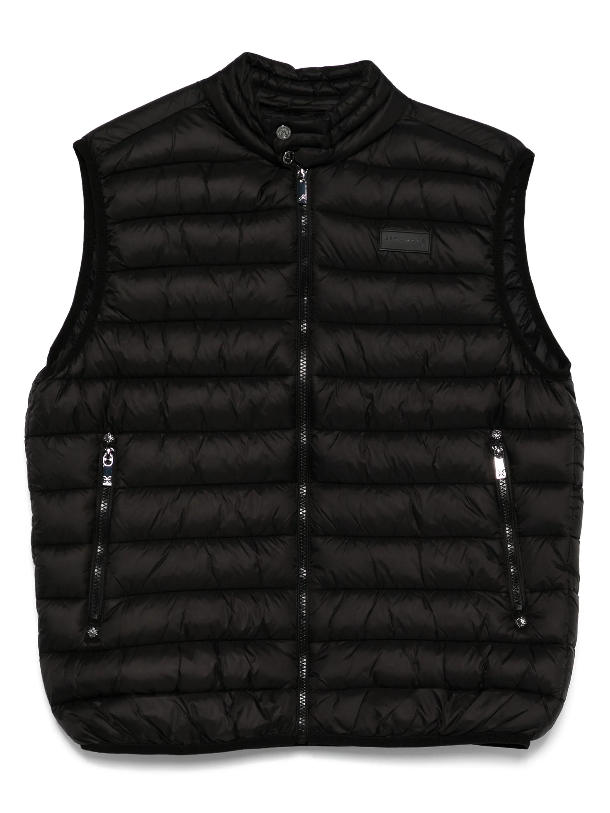 Стеганый жилет на молнии John Richmond, черный
Стеганый жилет на молнии John Richmond, черный