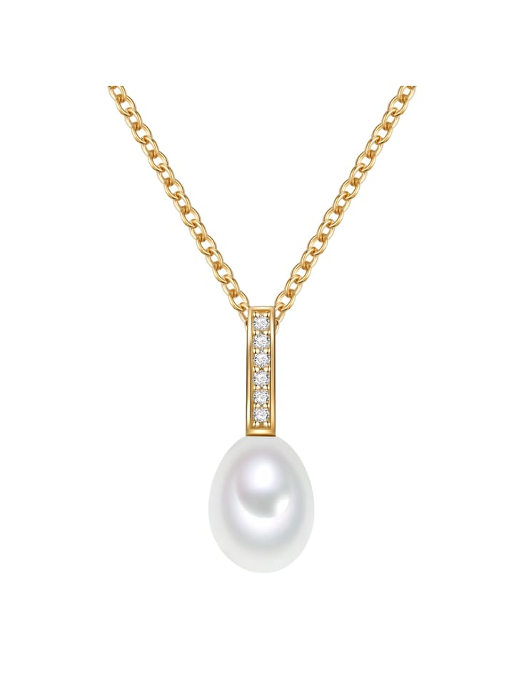 Valero Pearls Колье из стерлингового серебра с кубическим цирконием и культивированным пресноводным жемчугом в оправе из желтого золота
Valero Pearls Колье из стерлингового серебра с кубическим цирконием и культивированным пресноводным жемчугом в оправе из желтого золота