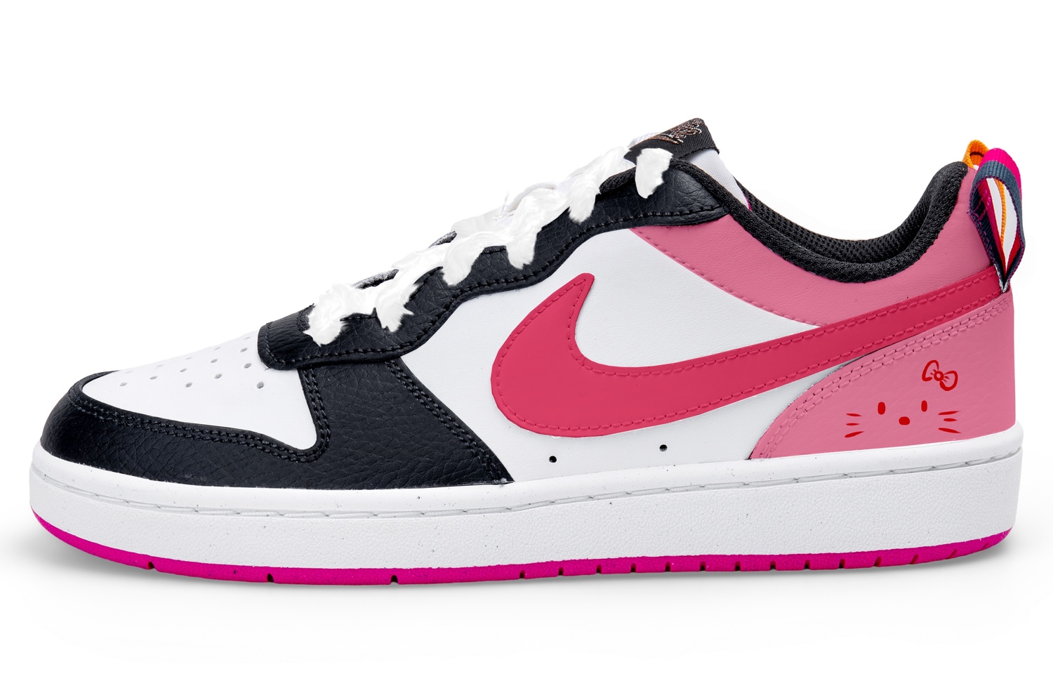 Nike Court Borough Low top детские скейтерские кроссовки White Black Pink
Nike Court Borough Low top детские скейтерские кроссовки White Black Pink