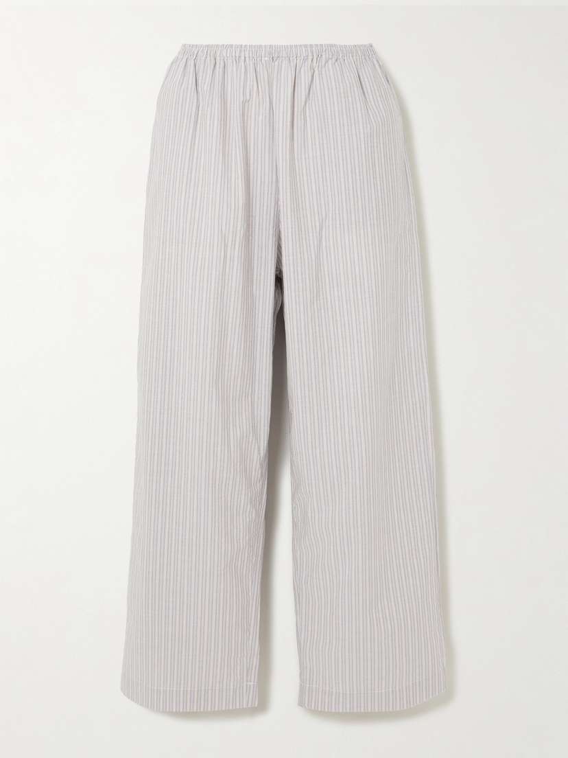 Пижамные штаны Ease из органического хлопка и поплина в полоску Deiji Studios, серый
Пижамные штаны Ease из органического хлопка и поплина в полоску Deiji Studios, серый