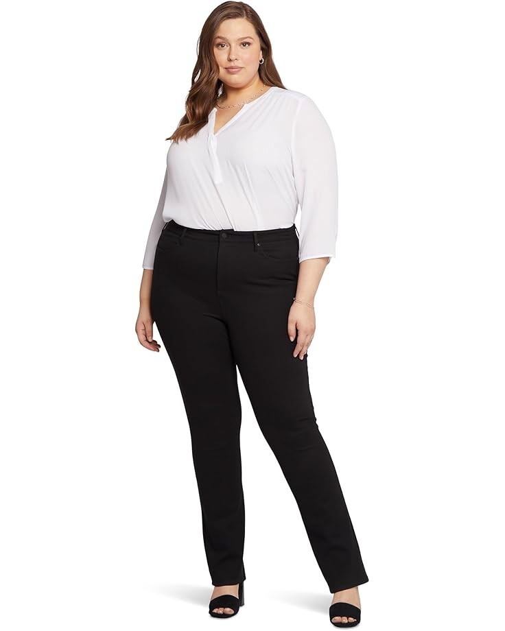 Брюки NYDJ Plus Size Marilyn Straight, черный
Брюки NYDJ Plus Size Marilyn Straight, черный