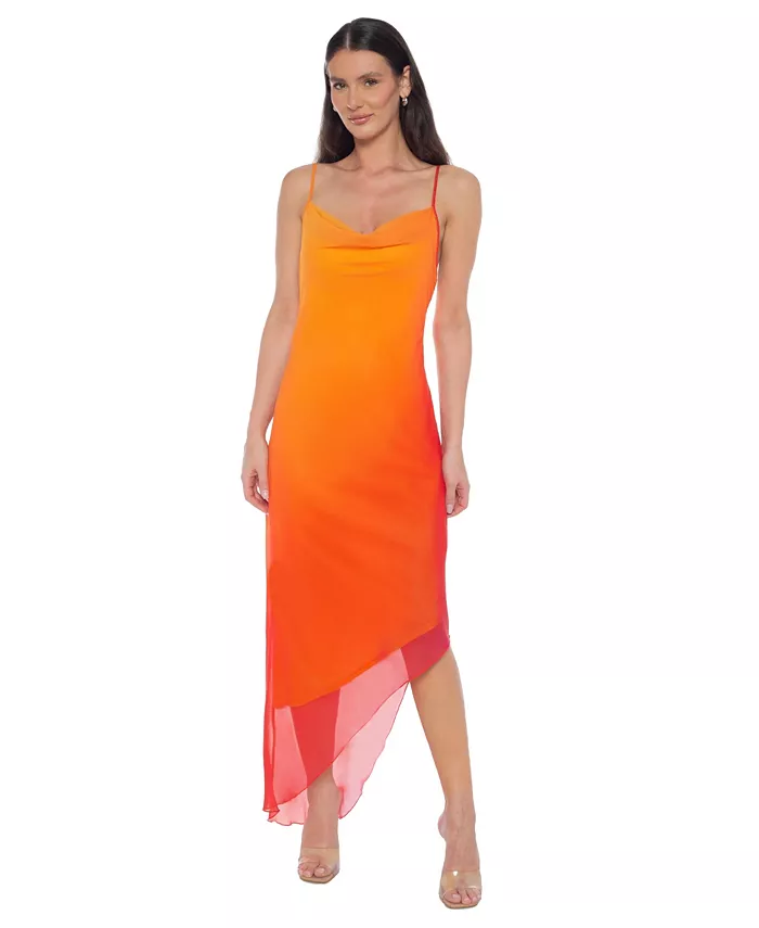 Женское платье с капюшоном из шифона в технике омбре Bebe, оранжевый
Женское платье с капюшоном из шифона в технике омбре Bebe, оранжевый