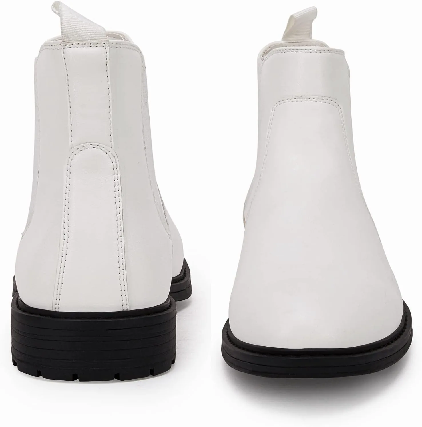 Мужские ботинки челси на щиколотку с круглым носком, без шнуровки, водонепроницаемые, из искусственной кожи, классические модельные ботинки для мужчин Coutgo, белый
Мужские ботинки челси на щиколотку с круглым носком, без шнуровки, водонепроницаемые, из искусственной кожи, классические модельные ботинки для мужчин Coutgo, белый