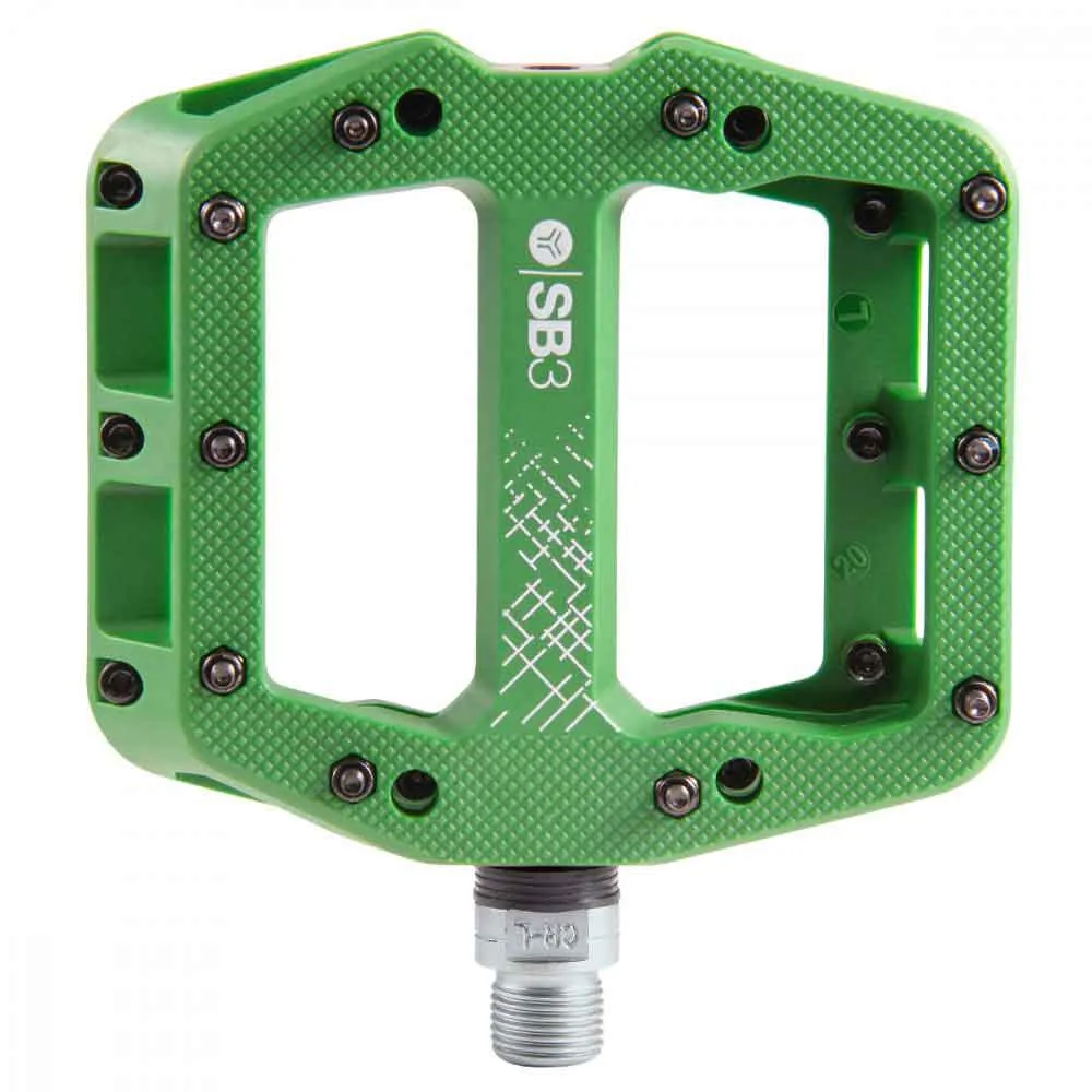 Педали Sb3 Kroma Composite, зеленый
Педали Sb3 Kroma Composite, зеленый