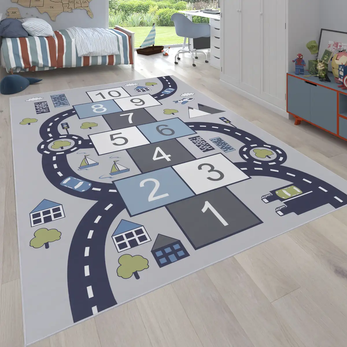 Детский коврик Paco Home "Bino 565", прямоугольный, с коротким ворсом, коврик для уличных игр и игровой мотив надувной коробки 200х200 см, серый
Детский коврик Paco Home "Bino 565", прямоугольный, с коротким ворсом, коврик для уличных игр и игровой мотив надувной коробки 200х200 см, серый