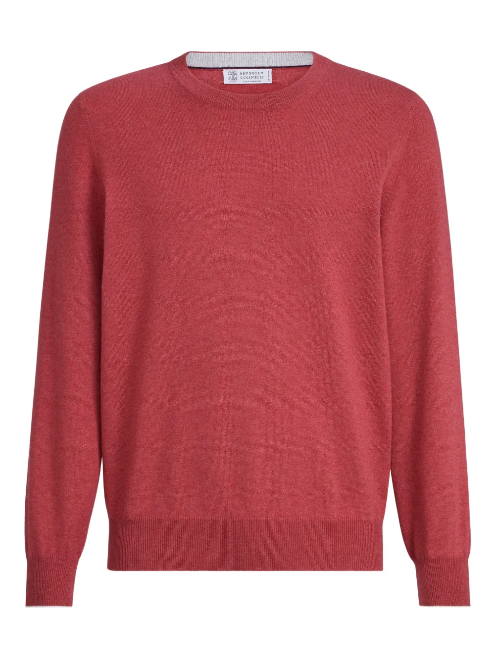 Свитер в рубчик с круглым вырезом Brunello Cucinelli, красный
Свитер в рубчик с круглым вырезом Brunello Cucinelli, красный