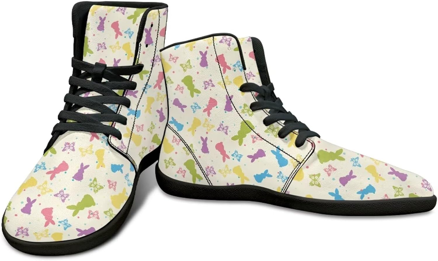 Высокие кроссовки с пасхальным принтом для бега - нескользящие кроссовки для бега, мужская обувь для бега по земле, повседневная спортивная обувь Watdotory, Easter Butterfly Bunny
Высокие кроссовки с пасхальным принтом для бега - нескользящие кроссовки для бега, мужская обувь для бега по земле, повседневная спортивная обувь Watdotory, Easter Butterfly Bunny