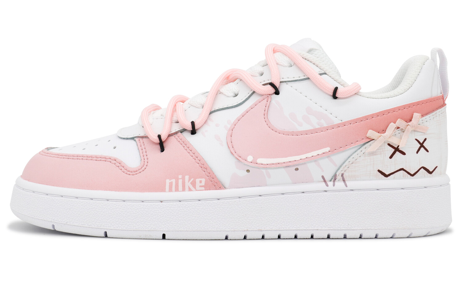 Кроссовки Nike Court Borough Skateboarding Shoes Women's Low-top White, цвет Cute words
Кроссовки Nike Court Borough Skateboarding Shoes Women's Low-top White, цвет Cute words