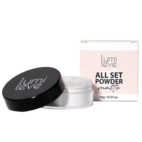 Матовая пудра, 10 г Lumileve All set matte powder
Матовая пудра, 10 г Lumileve All set matte powder