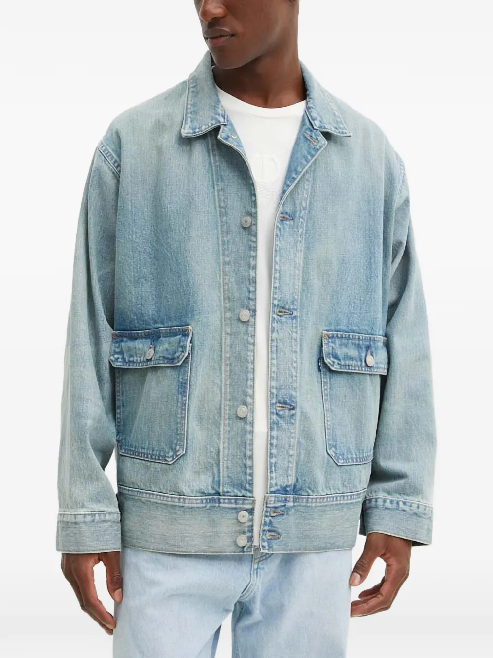 Джинсовая куртка с накладными карманами Levi'S, синий
Джинсовая куртка с накладными карманами Levi'S, синий