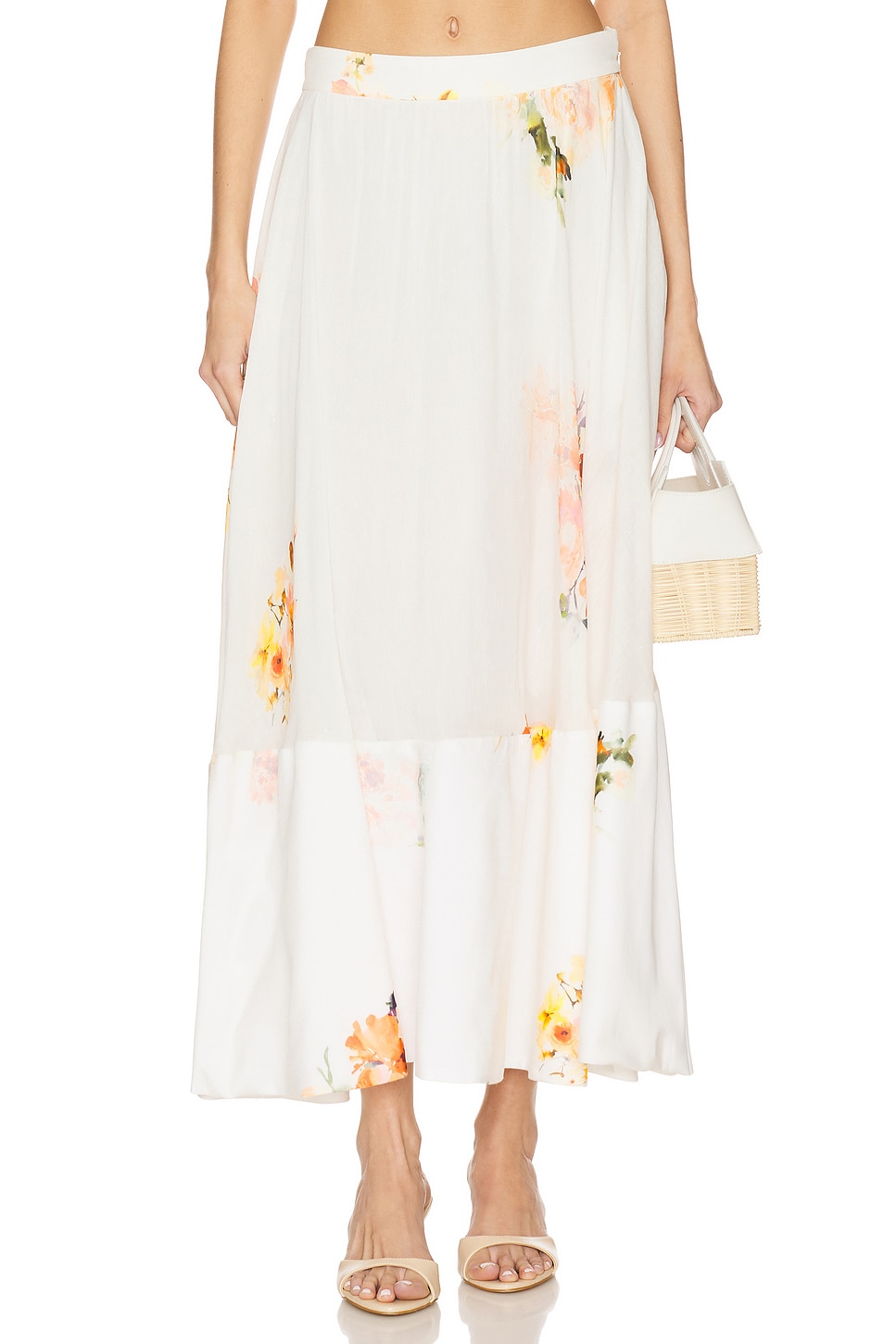 Миди-юбка Hemant And Nandita, ivory floral
Миди-юбка Hemant And Nandita, ivory floral