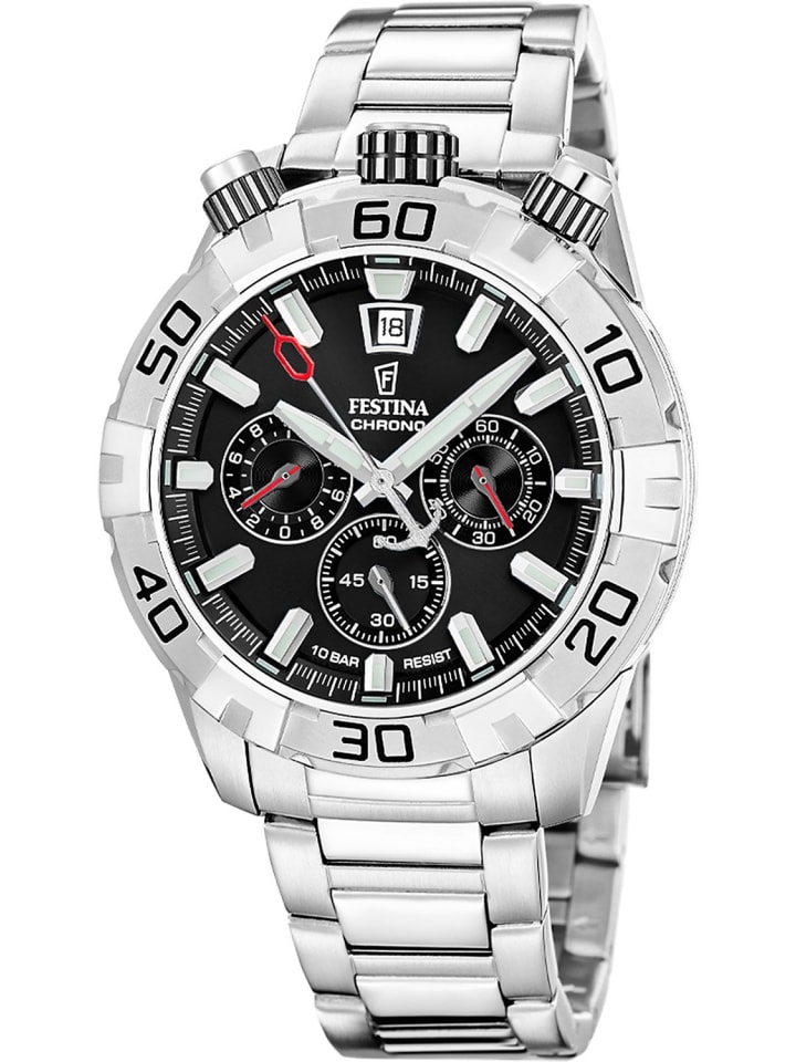 Festina Мужские часы Bullhead, черные, со стальным ремешком
Festina Мужские часы Bullhead, черные, со стальным ремешком