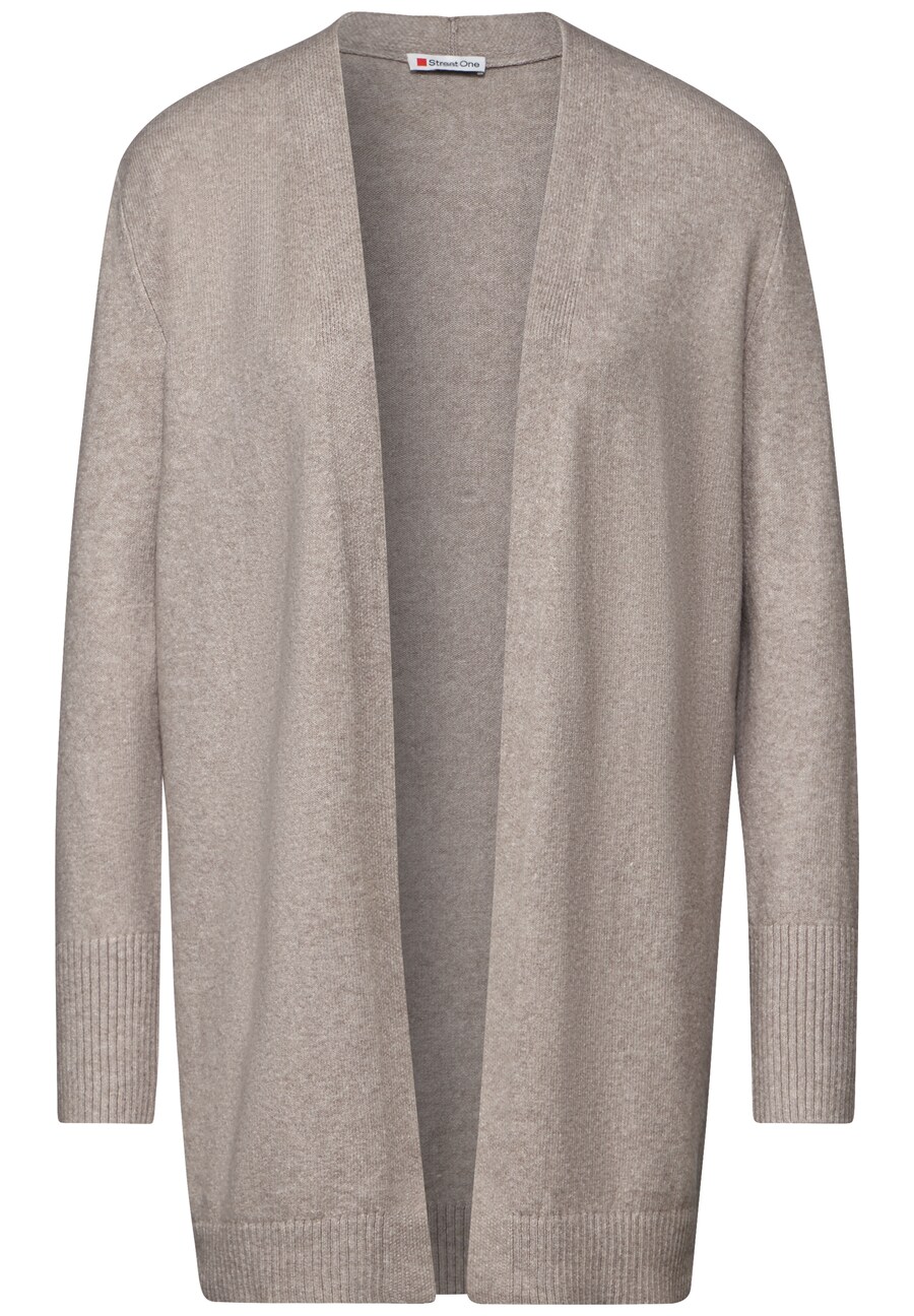Вязаный кардиган STREET ONE, пятнистый бежевый 
Вязаный кардиган STREET ONE, пятнистый бежевый