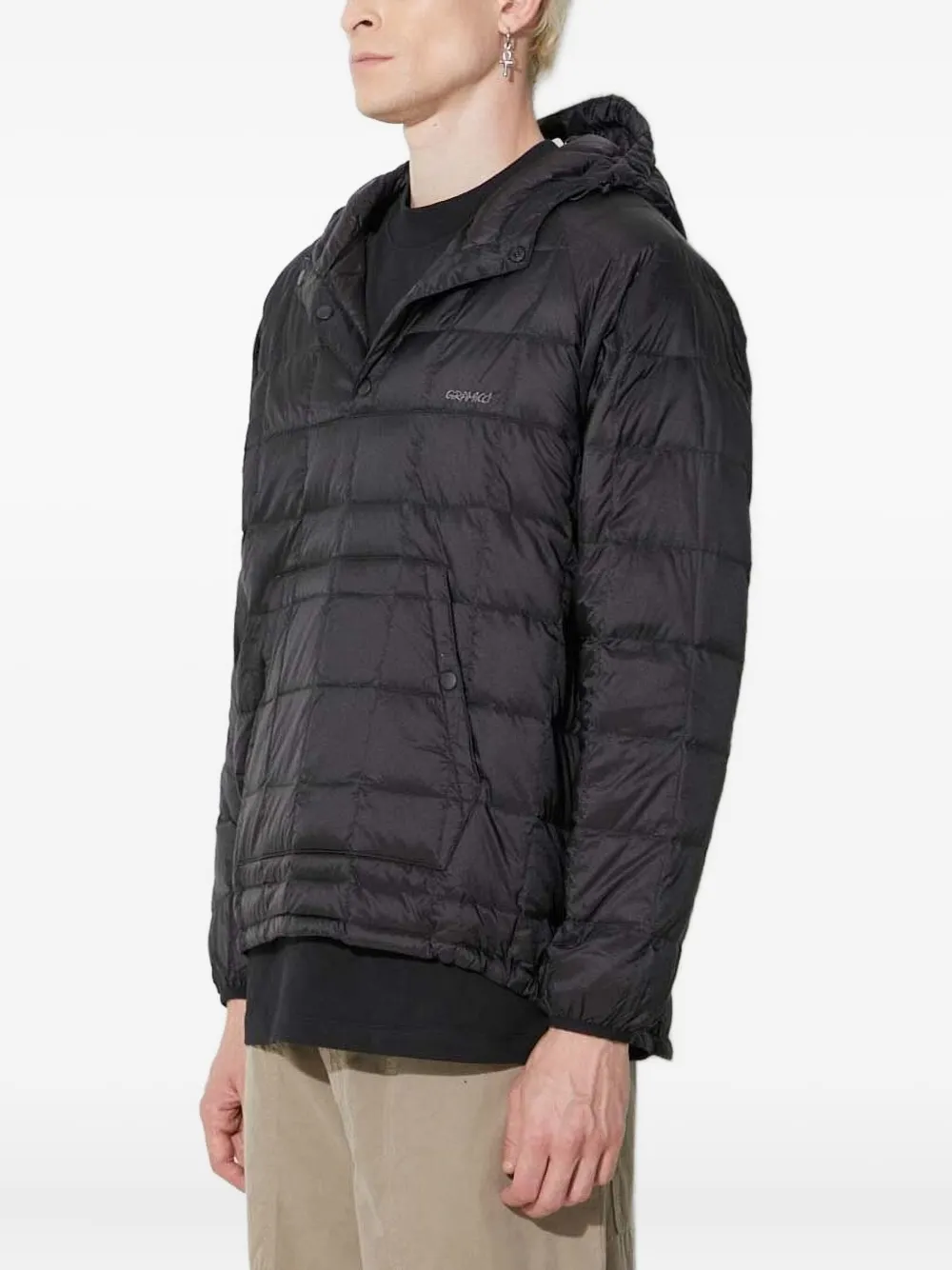 Полуоткрытая стеганая толстовка с капюшоном Gramicci, черный
Полуоткрытая стеганая толстовка с капюшоном Gramicci, черный