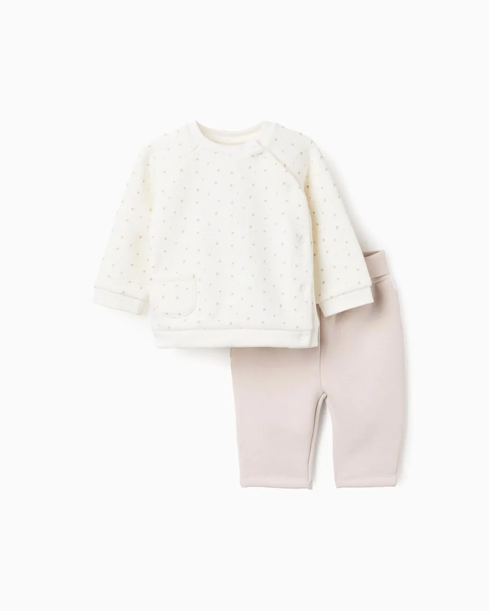 Комплект для маленького мальчика с внутренней тканью из флиса и автоматическими застежками Zippy, белый
Комплект для маленького мальчика с внутренней тканью из флиса и автоматическими застежками Zippy, белый