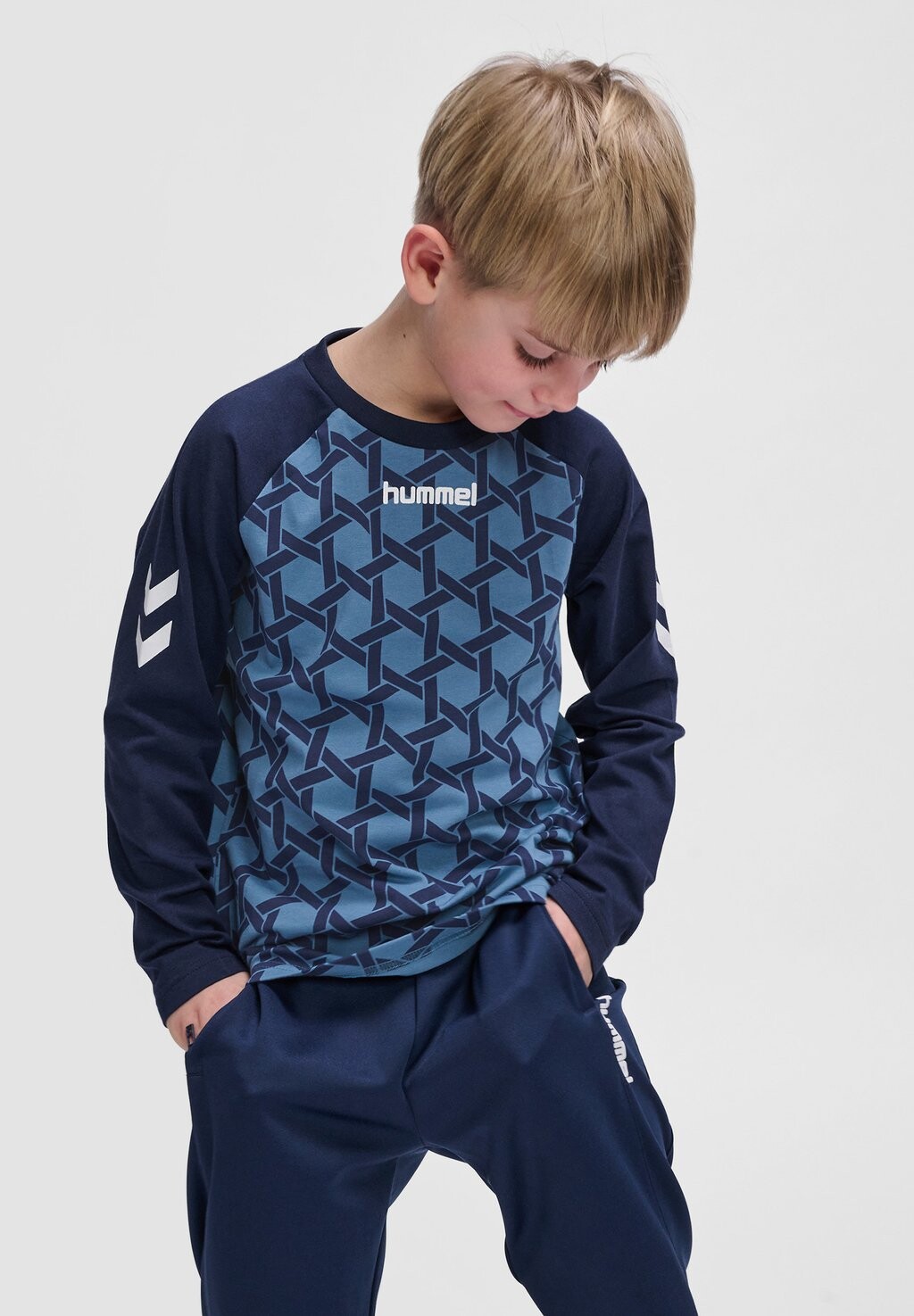 Топ с длинными рукавами Hummel, синий
Топ с длинными рукавами Hummel, синий
