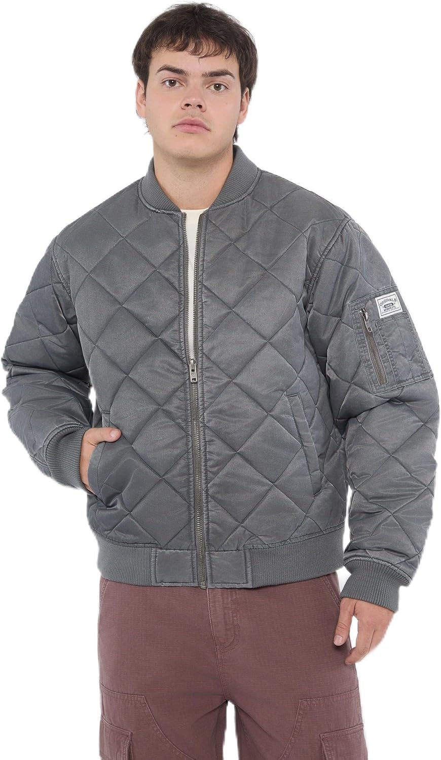 GUESS Originals стеганая куртка-бомбер, Jet Black Multi
GUESS Originals стеганая куртка-бомбер, Jet Black Multi