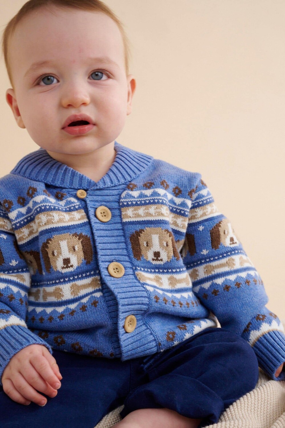 Кардиган с принтом собаки Purebaby, синий
Кардиган с принтом собаки Purebaby, синий