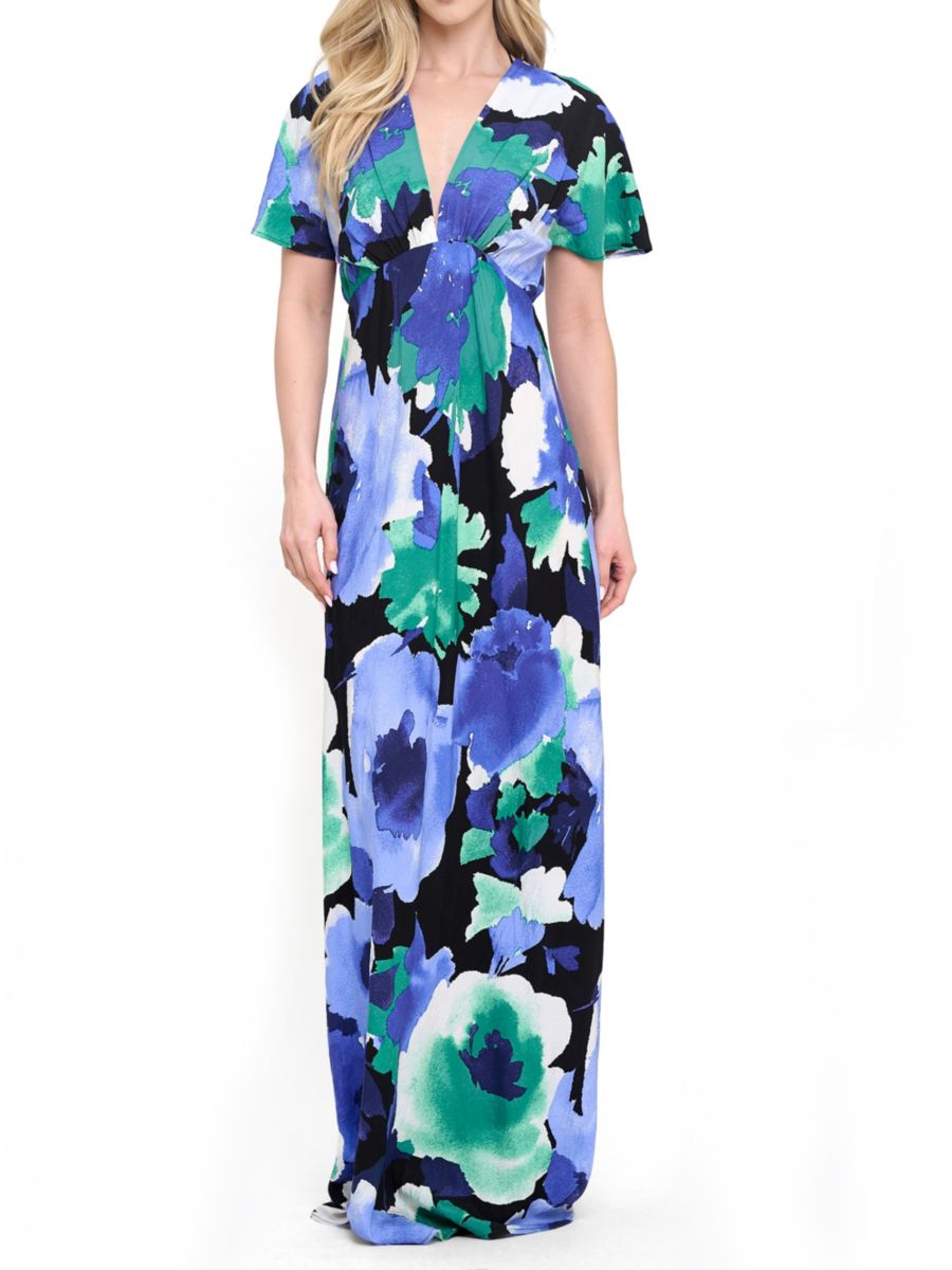 Платье макси с цветочным принтом и завышенной талией Renee C., цвет Blue Green
Платье макси с цветочным принтом и завышенной талией Renee C., цвет Blue Green