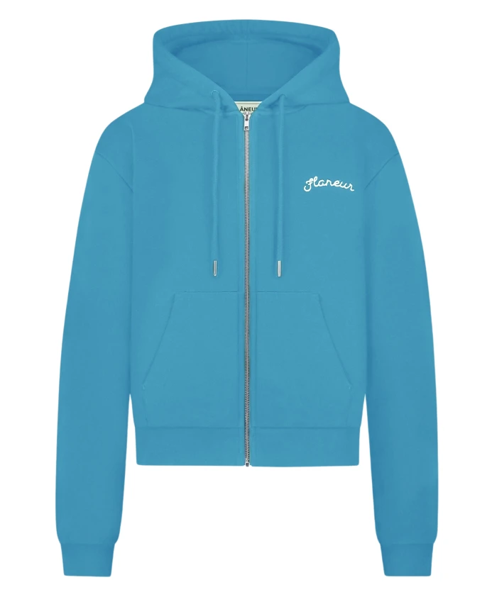 Толстовка на молнии цвета кобальта FlãNeur, синий
Толстовка на молнии цвета кобальта FlãNeur, синий