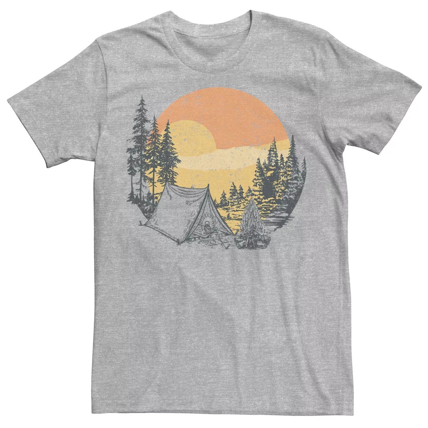 Мужская футболка для кемпинга, заката, леса, круга, сцены Licensed Character
Мужская футболка для кемпинга, заката, леса, круга, сцены Licensed Character