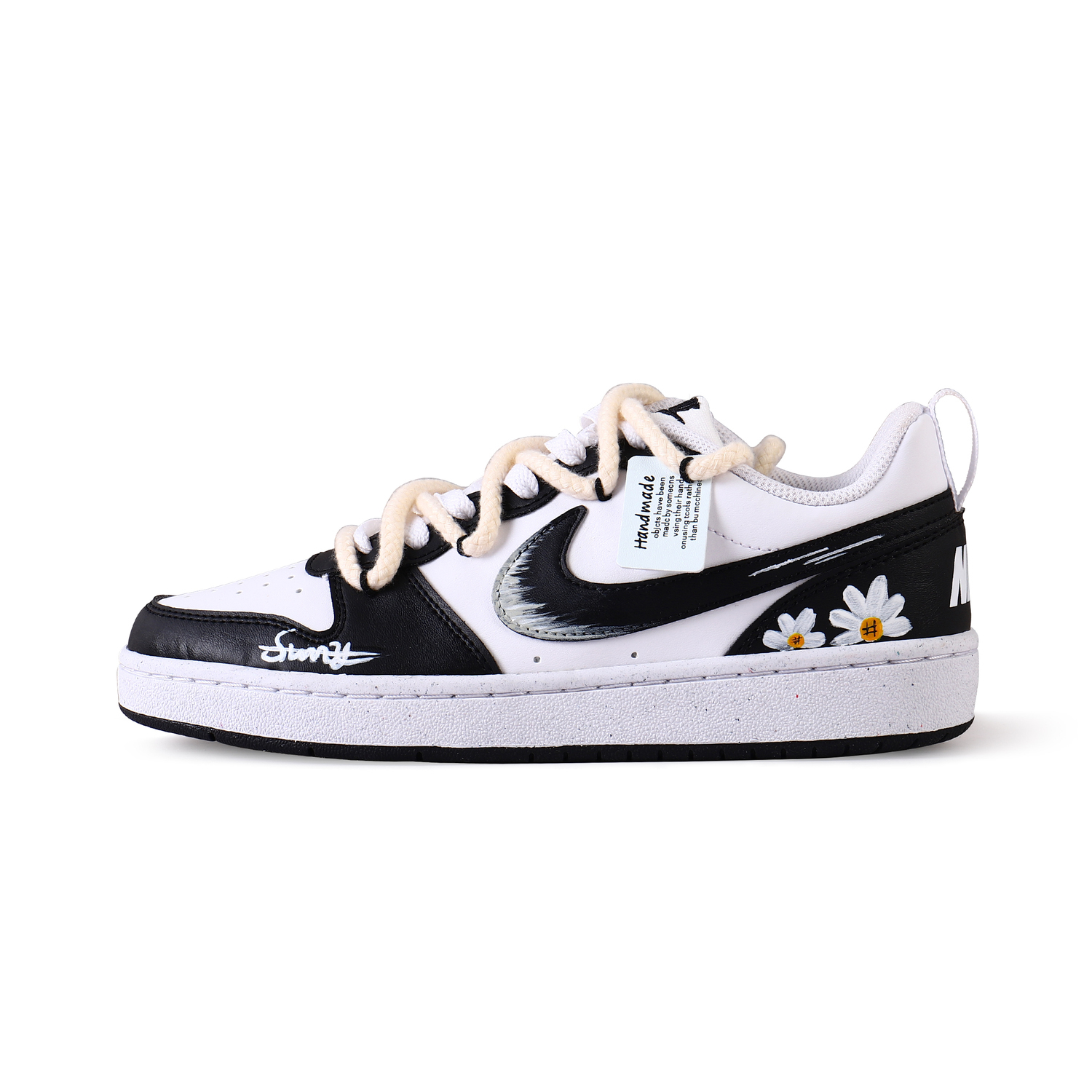 Nike Кроссовки для скейтбординга Court Borough Small Daisy Slip Resistant Abrasion Resistant низкие детские Black White
Nike Кроссовки для скейтбординга Court Borough Small Daisy Slip Resistant Abrasion Resistant низкие детские Black White