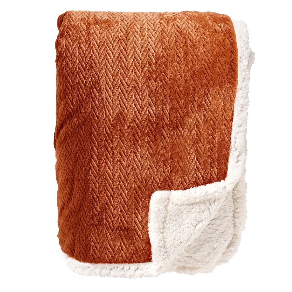 Dutch Decor BOBBY - Одеяло 150x200 см - Флис на подкладке из шерпы - Potters Clay - оранжевый
Dutch Decor BOBBY - Одеяло 150x200 см - Флис на подкладке из шерпы - Potters Clay - оранжевый